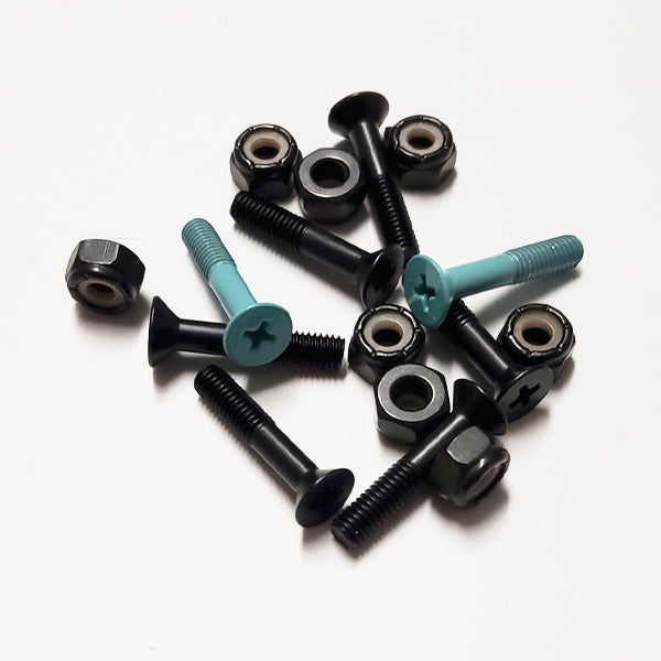 Big Top - Hardware - 1" Phillips (2-Light Blue/6-Black)