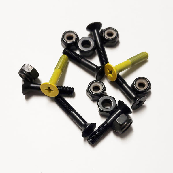 Big Top - Hardware - 1" Phillips (2-Yellow/6-Black)