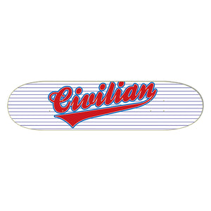 Civilian - Deck - Baseball Series "Baseball" (White)