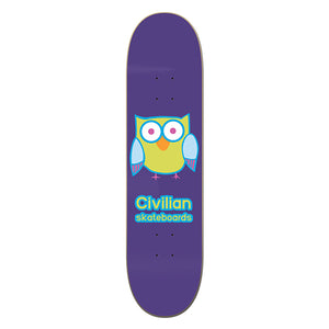 Civilian - Deck - Wildlife Series "Owl (Purple Background)"