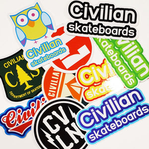 Civilian - Stickers - 10-pk (Assorted)