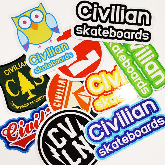 Civilian - Stickers - 10-pk (Assorted)